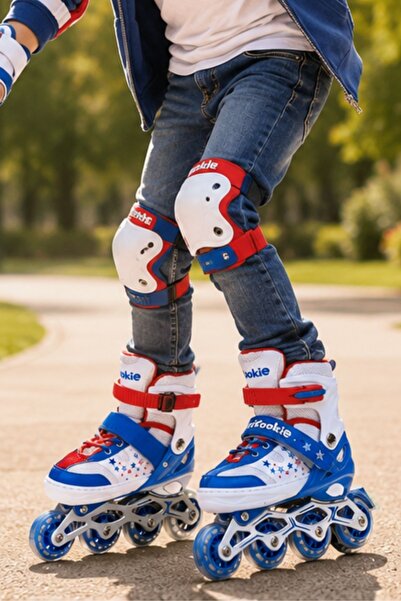 KİDZY Gokidy Rookie Fancy Mavi Paten Ayarlanabilir Beden 35-38