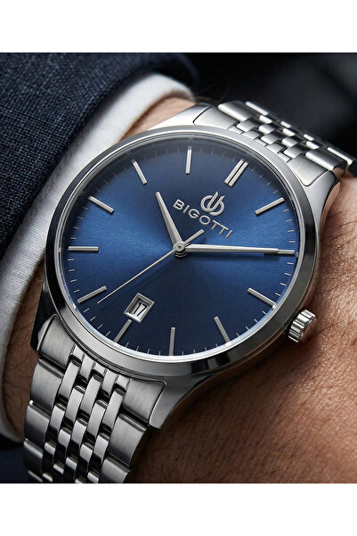 Bigotti Quotidiano Silver Stainless Steel Watch for Men BG.1.10673-3