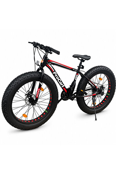 PROCART Bicicletă Fat Bike de 26 inch, 21 de viteze, schimbător Shimano, anve...