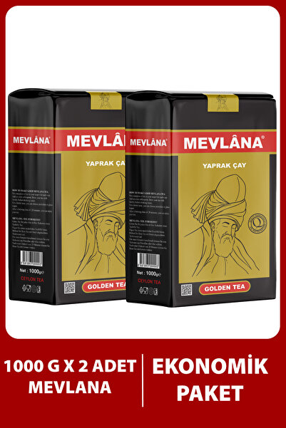 Mevlana Golden Tea Pure Leaf Black Tea 2 x 1000 g – The Finest Legendary Pearl from Sri Lanka