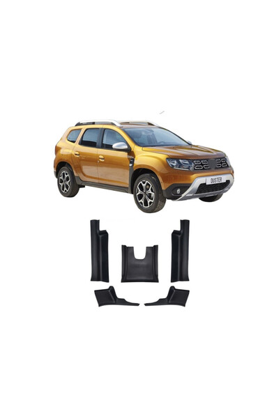ART Set protectie praguri interior auto si tunel median compatibil Dacia Dust...