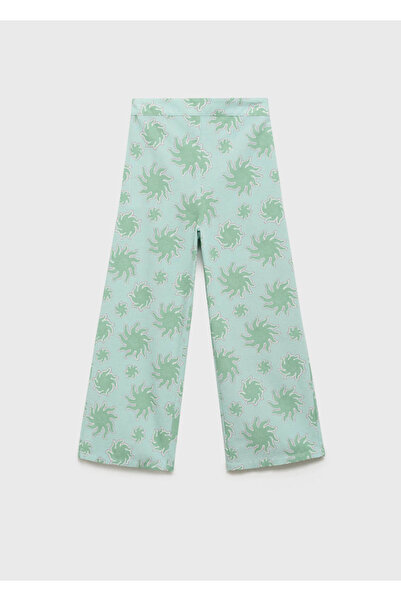 MANGO Kids Pantaloni cu model cu croiala dreapta