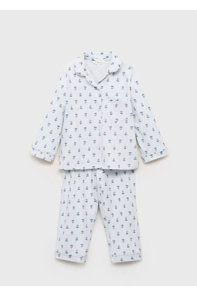 MANGO Baby Çiçek desenli pijama