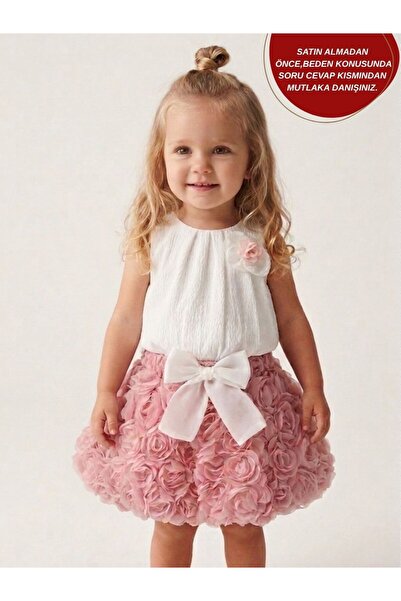aysskids BERRY Set 2 piese pentru fetițe, cu fustă tutu pufoasă cu detalii tr...