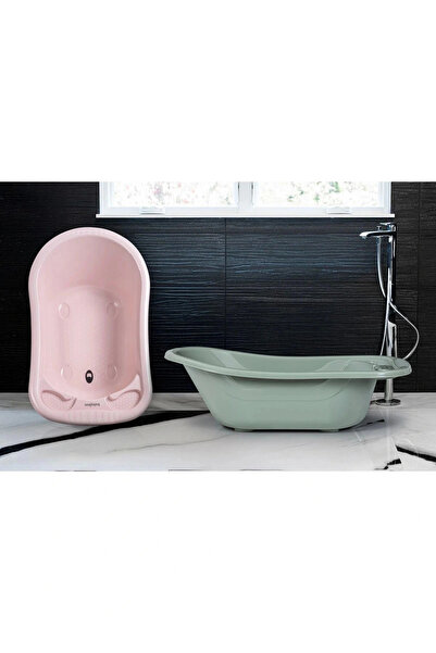 Babyjem Bebek Giderli Büyük Küvet Soft Pembe
