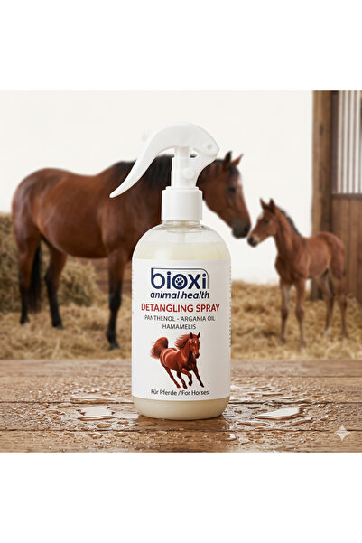 Bioxi Dolaşıklık Açıcı Sprey – Atlar İçin Yele & Kuyruk Bakım Spreyi 250ml