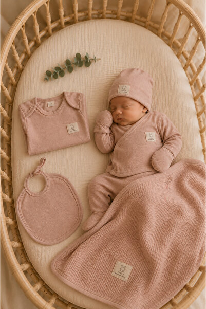 Mini Okyanus Bebe Bebek ve yenidoğan %100 Pamuk Hastane çıkışı 7'li set