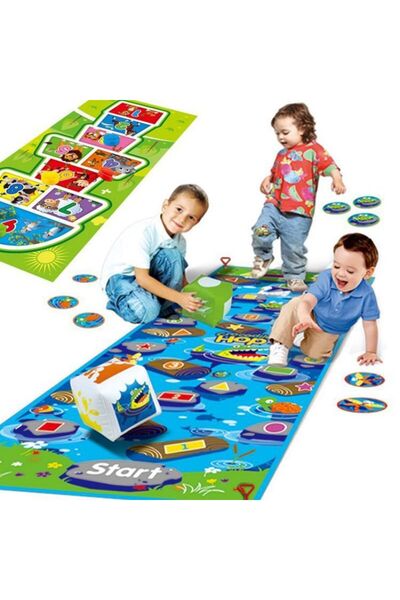 Yallabena Crocodile Jump Indoor Interactive Throwing Game Toy Parent-Child Ed...