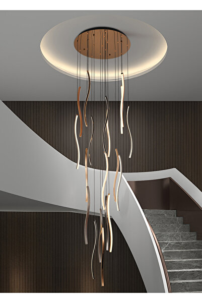 Apliqa JESSE 19LU BAKIR 142,5 WATT LED AVİZE