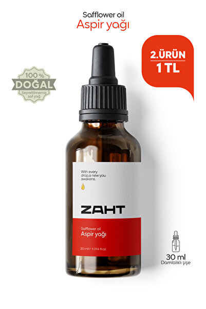 ZAHT Aspir Yağı %100 Saf Ve Doğal Soğuk Sıkım 30 Ml