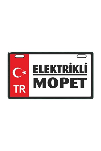 Genel Markalar Kırmızı Elektrikli Bisiklet E-bike Plakalık
