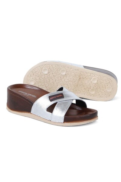 Pierre Cardin Papuci de damă cu talpă cu pană 001 PC-7010