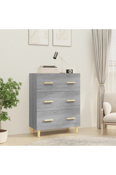 Concept Servantă, gri sonoma, 70x34x90 cm, lemn prelucrat