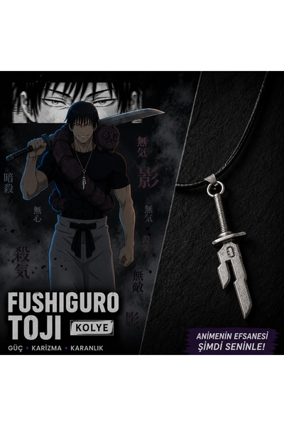 lootsepeti Jujutsu Kaisen Toji Cennetin Ters Mızrağı Kılıç Kolye (Paslanmaz)