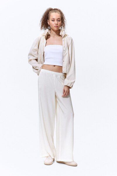 H&M Viskoz Karışımlı Pull-on Pantolon