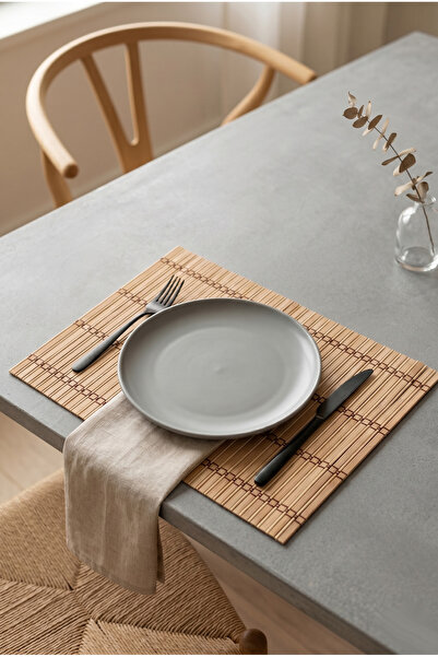 AVANTAGE HOME Dominik - 4-Piece Bamboo Luxury Decorative Foldable American Se...