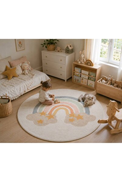 Neşem Halı Boutique EKOHALI Cotton Boon CBN 07 Multy XXW Yıkanabilir, Kaymaz ...