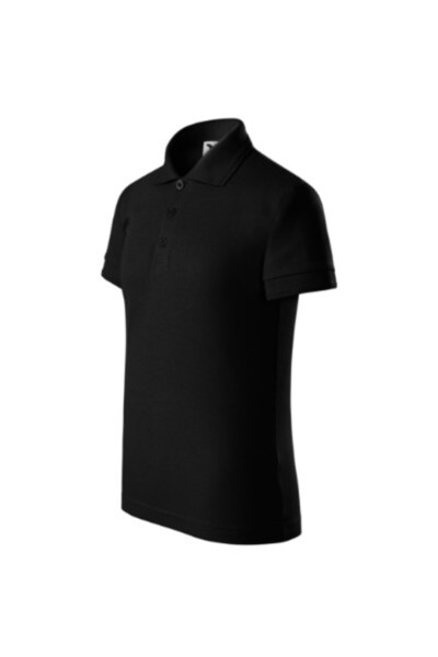 Malfini Tricou polo pentru copii, Pique Polo 222, Negru 110 cm/4 ani