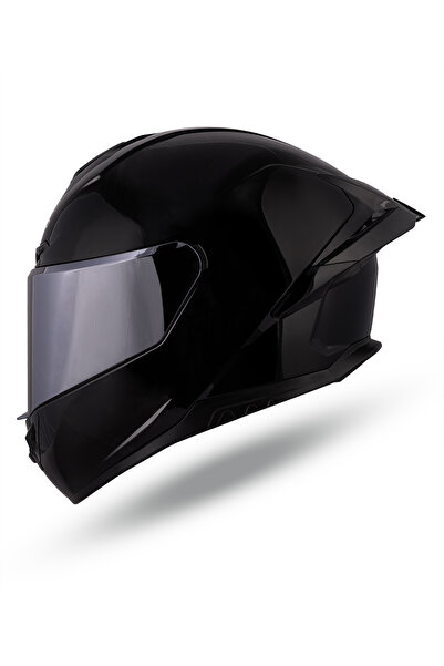 Delgano Megatron Parlak Siyah Kask