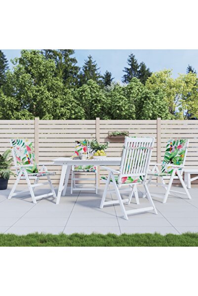 Concept Perne de scaun spătar înalt, 4 buc., multicolor, textil