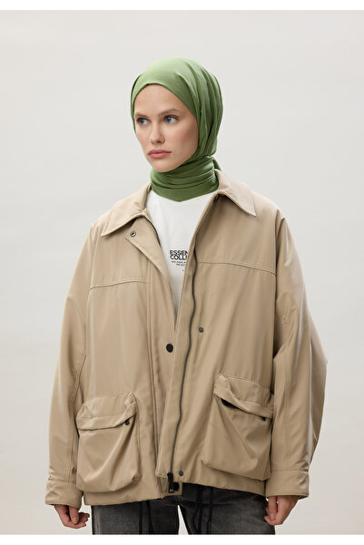 Freshscarfs Șal subțire din voal de bumbac, culoare verde lime