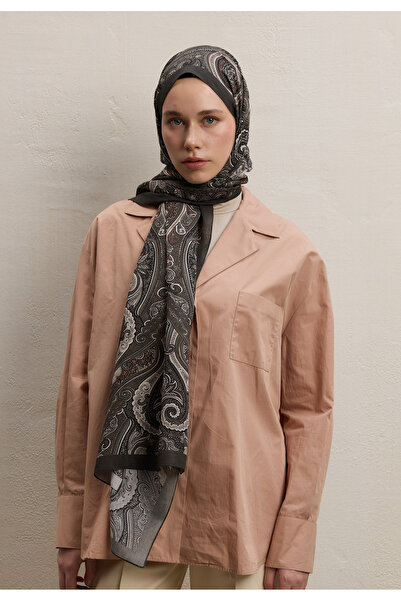 Freshscarfs Ember Desen Şal Vizon
