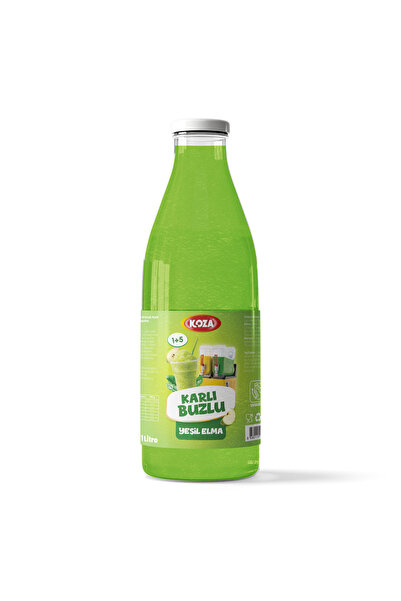 Koza Yeşil Elma Aromalı Karlı Buzlu Konsantre Karışımı