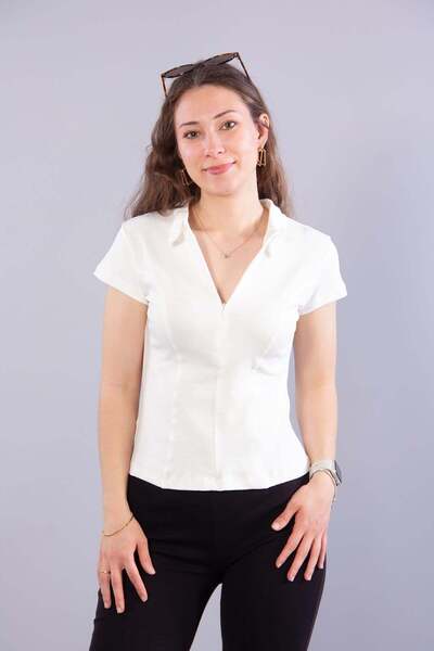 Mckanzie 26651 Tricou din material interlock cu fermoar