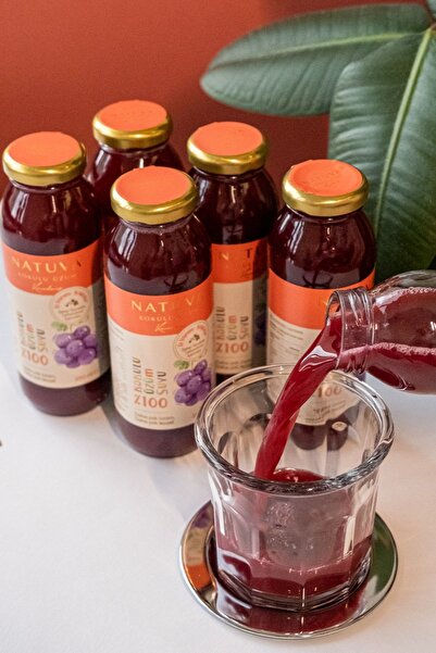 NATUVA KOKULU ÜZÜM KARADENİZ 12'lı %100 Kokulu Üzüm Suyu Minikler 250 ml Şeke...