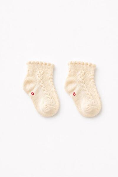 Lakoren Organic Cotton Premium 3-Piece Baby & Kids Embossed Socks