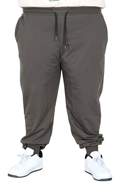 ModeXL Pantaloni de sport Mode Xl Plus Size cu Pulse Print 20507 Kaki