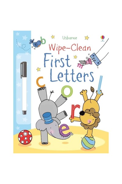Usborne Write and erase activity book - Wipe - Clean first letters