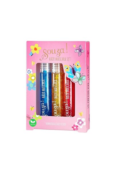 Souza! Set mascara cu glitter pentru par,