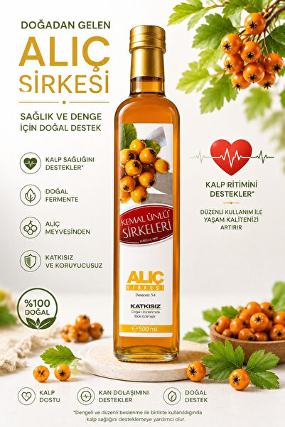 Kemal Ünlü Alıç Sirkesi 500 Ml