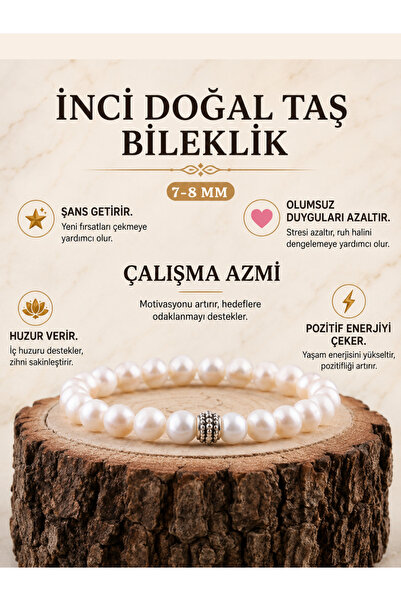OSMANLI DOĞAL TAŞ Orijinal & Sertifikalı İnci Gerçek Doğal Taş Kutulu & El Ya...