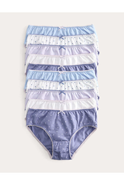 Marks & Spencer 10'lu Yıldız Desenli Külot (2-14 Yaş)