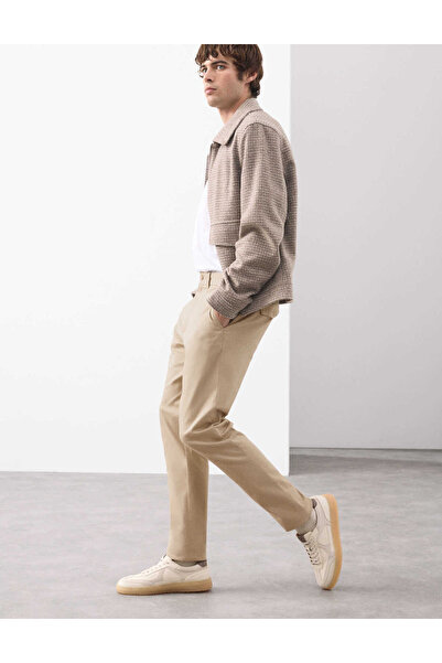 Marks & Spencer Pamuk Karışımlı Slim Fit Pantolon