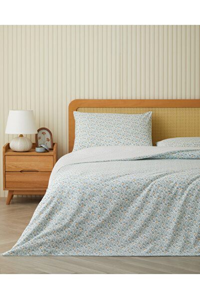 English Home Σετ Παπλωματοθήκη Pure Wings Easy-Iron Διπλό 200x220 εκ. Μουσταρ...
