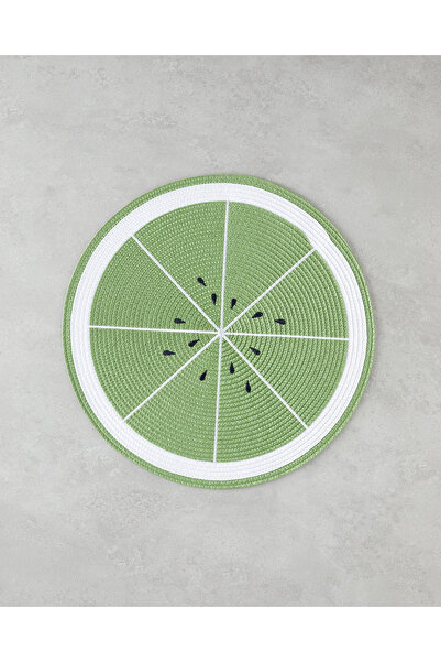 English Home Summer Kiwi PP 2'li Amerikan Servis 38 cm Yeşil