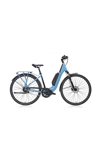Carraro E-flow Kadın Şehir Bisikleti 450h Hd 28 Jant Nex-5 Mat Mavi Siyah