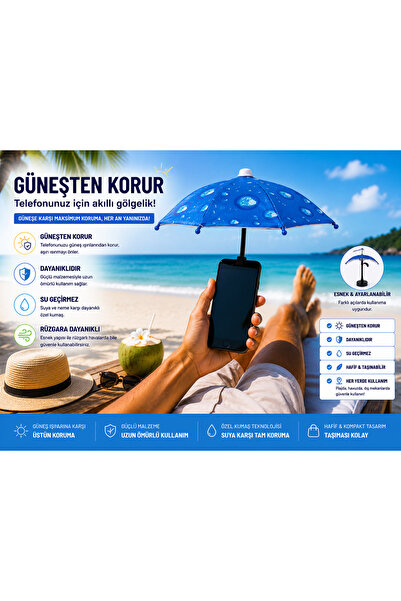 Zigver Mıknatıslı telefon şemsiye tutucu parlama önleyici su geçirmez güneşli...