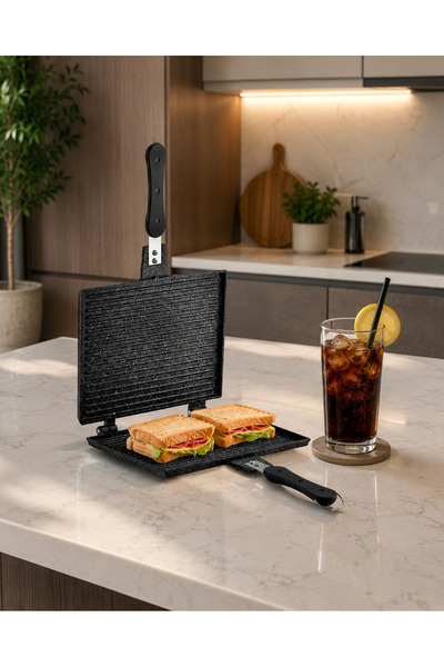 Granite Casting Cooker Top Hand Toast 25x18 cm Large