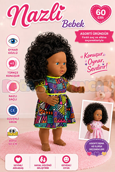 Turkish Speaking Defne Baby Giant Height 60 cm