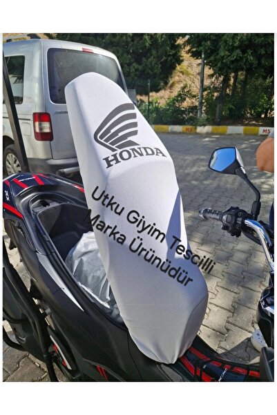 Honda PCX DIO TÜM YILLARA UYUMLU BEYAZ MOTOSİKLET KOLTUK SELE KILIFI