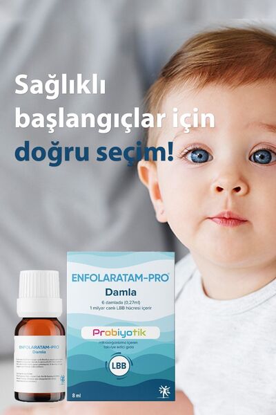 ENFOLARATAM PRO Probiotic Damla 8 ml Probiyotik Damla