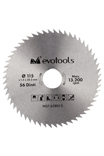 Evotools Lamă de ferăstrău circular pentru lemn 230 mm 80 dinți