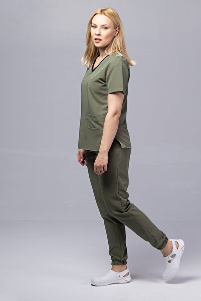 tag Costum medical pentru femei PREMIUM EVA, kaki