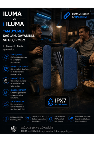 Zigver IQOS ILUMA CİHAZI İÇİN KAPAKLI KILIF(TERREA İLE ÇALIŞAN CİHAZA UYGUNDU...