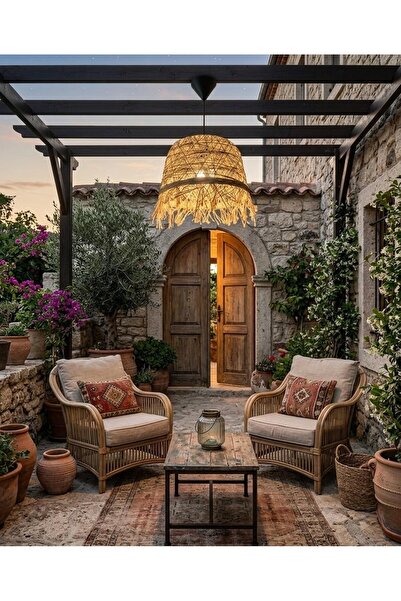 Home HASIR AVİZE SARKIT JUTE ÖRME