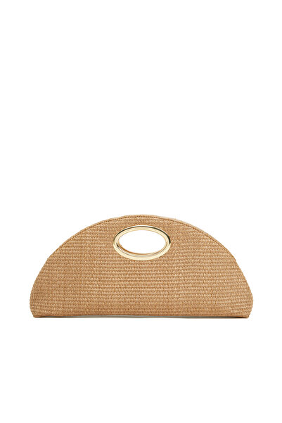 Network Hasır Desenli Kadın Clutch